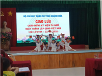 TỔ CHỨC CHO TRẺ THAM QUAN BHQS TỈNH KHÁNH HÒA NHÂN NGÀY 22-12