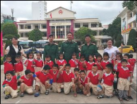 TRƯỜNG MẦM NON XƯƠNG HUÂN TỔ CHỨC CHO TRẺ THAM QUAN BỘ CHỈ HUY QUÂN SỰ TỈNH KHÁNH HÒA