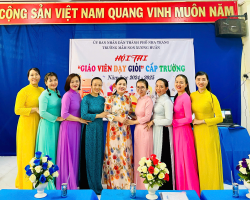 HỘI THI "GIÁO VIÊN DẠY GIỎI CẤP TRƯỜNG" NĂM HỌC 2024 - 2025