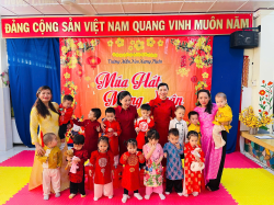 TRƯỜNG MẦM NON XƯƠNG HUÂN TỔ CHỨC  LỄ HỘI “MÚA HÁT MỪNG XUÂN” NĂM HỌC 2025 – 2026