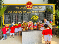TRƯỜNG MẦM NON XƯƠNG HUÂN  TỔ CHỨC CHO TRẺ LỚP MG 4- 5 TUỔI VÀ MG 5 – 6 TUỔI “THAM QUAN DI TÍCH LỊCH SỬ- VĂN HOÁ ĐÌNH XƯƠNG HUÂN” NĂM HỌC 2025 – 2026