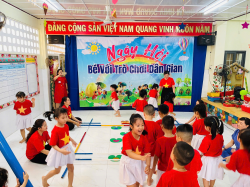Hình ảnh NGÀY HỘI "BÉ VỚI TRÒ CHƠI DÂN GIAN" NĂM HỌC 2024 - 2025