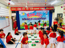 Hình ảnh NGÀY HỘI "BÉ VỚI TRÒ CHƠI DÂN GIAN" NĂM HỌC 2024 - 2025