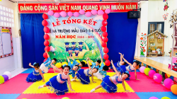 Hình ảnh TRƯỜNG MẦM NON XƯƠNG HUÂN TỔ CHỨC LỄ TỔNG KẾT NĂM HỌC VÀ LỄ RA TRƯỜNG CHO CÁC CHÁU LỚP MẪU GIÁO 5 – 6 TUỔI NĂM HỌC 2024 - 2025