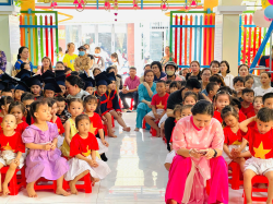 Hình ảnh TRƯỜNG MẦM NON XƯƠNG HUÂN TỔ CHỨC LỄ TỔNG KẾT NĂM HỌC VÀ LỄ RA TRƯỜNG CHO CÁC CHÁU LỚP MẪU GIÁO 5 – 6 TUỔI NĂM HỌC 2024 - 2025