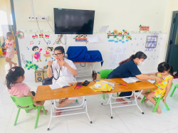 Hình ảnh TRƯỜNG MẦM NON XƯƠNG HUÂN TỔ CHỨC KHÁM SỨC KHOẺ ĐẦU NĂM CHO TRẺ - NĂM HỌC 2025 - 2026