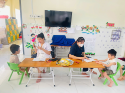Hình ảnh TRƯỜNG MẦM NON XƯƠNG HUÂN TỔ CHỨC KHÁM SỨC KHOẺ ĐẦU NĂM CHO TRẺ - NĂM HỌC 2025 - 2026