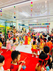 Hình ảnh TRƯỜNG MẦM NON XƯƠNG HUÂN TỔ CHỨC VUI HỘI TRĂNG RẰM - NĂM HỌC 2025 - 2026