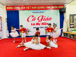 Hình ảnh TRƯỜNG MẦM NON XƯƠNG HUÂN TỔ CHỨC  NGÀY HỘI “CÔ GIÁO NHƯ MẸ HIỀN” NĂM HỌC 2025 – 2026