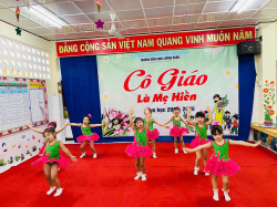 Hình ảnh TRƯỜNG MẦM NON XƯƠNG HUÂN TỔ CHỨC  NGÀY HỘI “CÔ GIÁO NHƯ MẸ HIỀN” NĂM HỌC 2025 – 2026