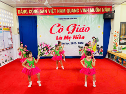 Hình ảnh TRƯỜNG MẦM NON XƯƠNG HUÂN TỔ CHỨC  NGÀY HỘI “CÔ GIÁO NHƯ MẸ HIỀN” NĂM HỌC 2025 – 2026