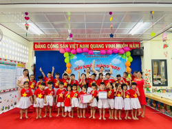 Hình ảnh TRƯỜNG MẦM NON XƯƠNG HUÂN TỔ CHỨC  HỘI THI “HỘI KHỎE MĂNG NON” NĂM HỌC 2025 - 2026