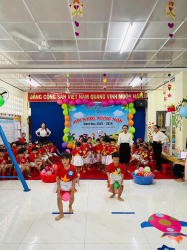 Hình ảnh TRƯỜNG MẦM NON XƯƠNG HUÂN TỔ CHỨC  HỘI THI “HỘI KHỎE MĂNG NON” NĂM HỌC 2025 - 2026