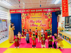 Hình ảnh TRƯỜNG MẦM NON XƯƠNG HUÂN TỔ CHỨC  LỄ HỘI “MÚA HÁT MỪNG XUÂN” NĂM HỌC 2025 – 2026