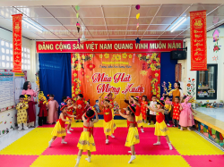 Hình ảnh TRƯỜNG MẦM NON XƯƠNG HUÂN TỔ CHỨC  LỄ HỘI “MÚA HÁT MỪNG XUÂN” NĂM HỌC 2025 – 2026