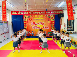 Hình ảnh TRƯỜNG MẦM NON XƯƠNG HUÂN TỔ CHỨC  LỄ HỘI “MÚA HÁT MỪNG XUÂN” NĂM HỌC 2025 – 2026