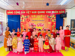 Hình ảnh TRƯỜNG MẦM NON XƯƠNG HUÂN TỔ CHỨC  LỄ HỘI “MÚA HÁT MỪNG XUÂN” NĂM HỌC 2025 – 2026