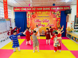 Hình ảnh TRƯỜNG MẦM NON XƯƠNG HUÂN TỔ CHỨC  LỄ HỘI “MÚA HÁT MỪNG XUÂN” NĂM HỌC 2025 – 2026