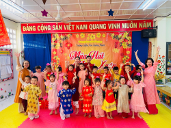 Hình ảnh TRƯỜNG MẦM NON XƯƠNG HUÂN TỔ CHỨC  LỄ HỘI “MÚA HÁT MỪNG XUÂN” NĂM HỌC 2025 – 2026