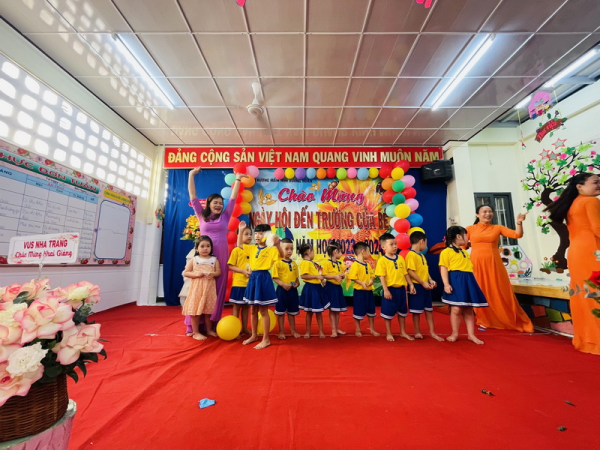 TRƯỜNG MẦM NON XƯƠNG HUÂN TỔ CHỨC  “ MỪNG NGÀY HỘI ĐẾN TRƯỜNG CỦA BÉ” NĂM HỌC 2023 - 2024 