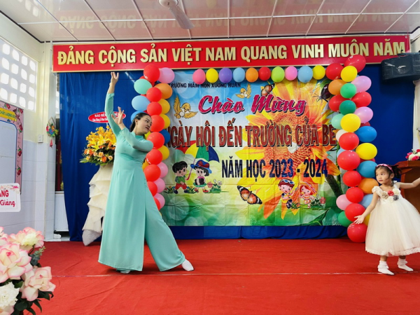 TRƯỜNG MẦM NON XƯƠNG HUÂN TỔ CHỨC  “ MỪNG NGÀY HỘI ĐẾN TRƯỜNG CỦA BÉ” NĂM HỌC 2023 - 2024 