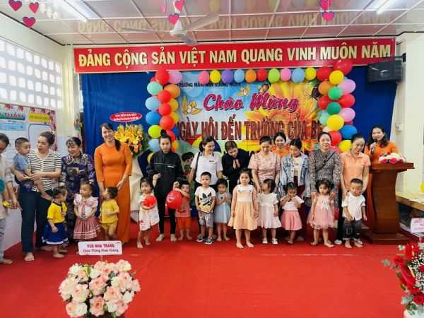 TRƯỜNG MẦM NON XƯƠNG HUÂN TỔ CHỨC  “ MỪNG NGÀY HỘI ĐẾN TRƯỜNG CỦA BÉ” NĂM HỌC 2023 - 2024 