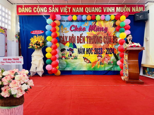 TRƯỜNG MẦM NON XƯƠNG HUÂN TỔ CHỨC  “ MỪNG NGÀY HỘI ĐẾN TRƯỜNG CỦA BÉ” NĂM HỌC 2023 - 2024 