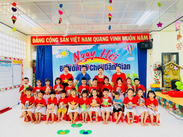 TRƯỜNG MẦM NON XƯƠNG HUÂN TỔ CHỨC  “BÉ VỚI NGÀY HỘI DÂN GIAN” NĂM HỌC 2024 - 2025