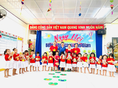 TRƯỜNG MẦM NON XƯƠNG HUÂN TỔ CHỨC  “BÉ VỚI NGÀY HỘI DÂN GIAN” NĂM HỌC 2024 - 2025