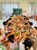 TRƯỜNG MẦM NON XƯƠNG HUÂN TỔ CHỨC TIỆC BUFFET CUỐI NĂM HỌC 2024 – 2025