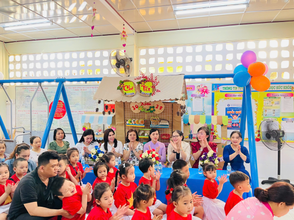 TRƯỜNG MẦM NON XƯƠNG HUÂN TỔ CHỨC LỄ TỔNG KẾT NĂM HỌC VÀ LỄ RA TRƯỜNG CHO CÁC CHÁU LỚP MẪU GIÁO 5 – 6 TUỔI NĂM HỌC 2024 - 2025