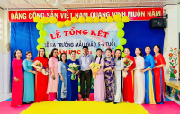TRƯỜNG MẦM NON XƯƠNG HUÂN TỔ CHỨC LỄ TỔNG KẾT NĂM HỌC VÀ LỄ RA TRƯỜNG CHO CÁC CHÁU LỚP MẪU GIÁO 5 – 6 TUỔI NĂM HỌC 2024 - 2025