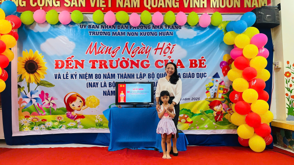 TRƯỜNG MẦM NON XƯƠNG HUÂN TỔ CHỨC  “NGÀY HỘI ĐẾN TRƯỜNG CỦA BÉ VÀ KỶ NIỆM 80 NĂM TRUYỀN THỐNG NGÀNH GIÁO DỤC”  NĂM HỌC 2025 - 2026