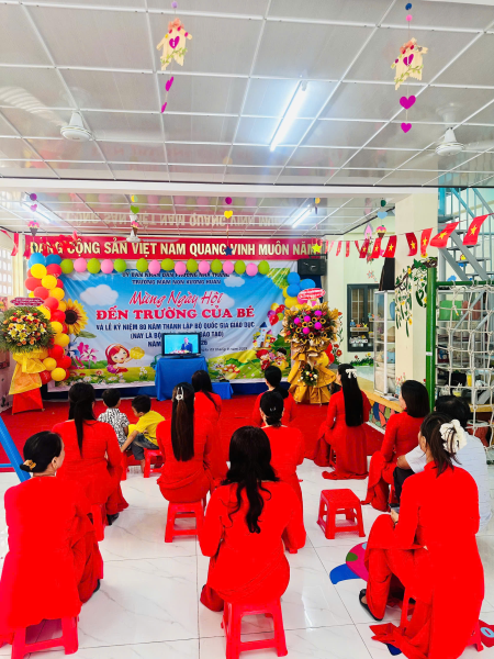 TRƯỜNG MẦM NON XƯƠNG HUÂN TỔ CHỨC  “NGÀY HỘI ĐẾN TRƯỜNG CỦA BÉ VÀ KỶ NIỆM 80 NĂM TRUYỀN THỐNG NGÀNH GIÁO DỤC”  NĂM HỌC 2025 - 2026
