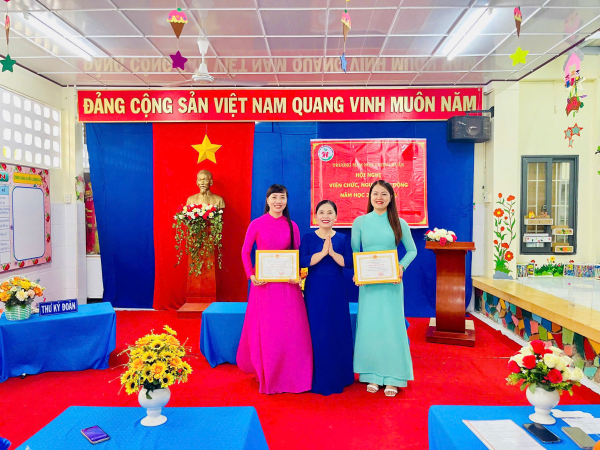 TRƯỜNG MẦM NON XƯƠNG HUÂN TỔ CHỨC HỘI NGHỊ VIÊN CHỨC NGƯỜI LAO ĐỘNG NĂM HỌC 2025 – 2026