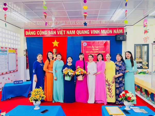 TRƯỜNG MẦM NON XƯƠNG HUÂN TỔ CHỨC HỘI NGHỊ VIÊN CHỨC NGƯỜI LAO ĐỘNG NĂM HỌC 2025 – 2026