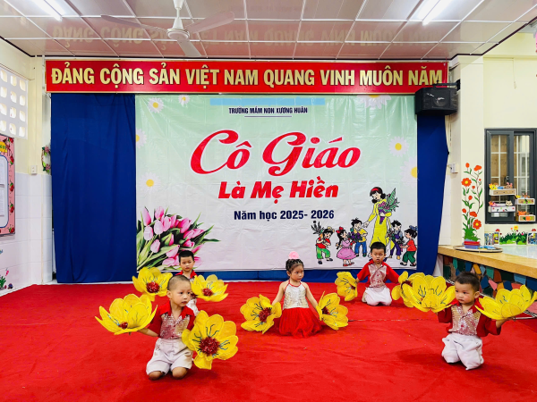 TRƯỜNG MẦM NON XƯƠNG HUÂN TỔ CHỨC  NGÀY HỘI “CÔ GIÁO NHƯ MẸ HIỀN” NĂM HỌC 2025 – 2026