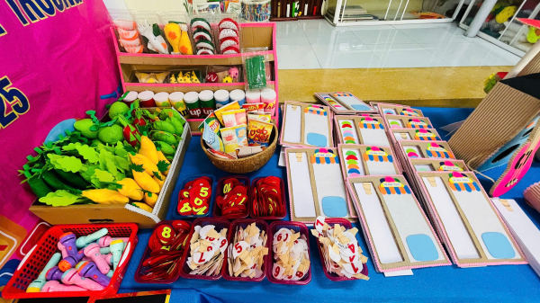 TRƯỜNG MẦM NON XƯƠNG HUÂN TỔ CHỨC HỘI THI LÀM ĐỒ DÙNG ĐỒ CHƠI TỰ TẠO  NĂM HỌC 2025 – 2026