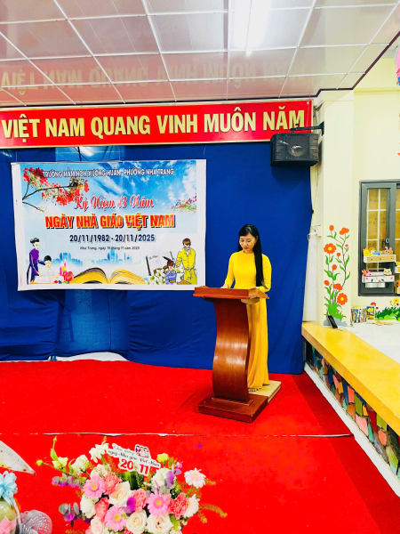 TRƯỜNG MẦM NON XƯƠNG HUÂN TỔ CHỨC TỌA ĐÀM KỈ NIỆM NGÀY NHÀ GIÁO VIỆT NAM 20/11 NĂM HỌC 2025 – 2026